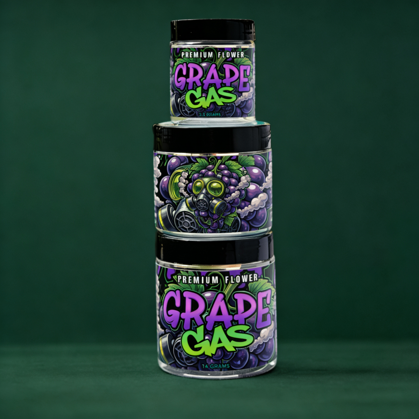 Plastic Jars (12 Pack) - Customizable